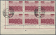 Delcampe - 08948 Iran: 1950, Set Of Six Values In Corner Margin Blocks Of Six, Fine Cancelled, A Scarce Offer - Iran