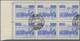 Delcampe - 08948 Iran: 1950, Set Of Six Values In Corner Margin Blocks Of Six, Fine Cancelled, A Scarce Offer - Iran