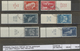 08959 Israel: 1950, Airmail-issue 5 Pr To 250 Pr And 1952 FDC 1000 Pr "Menora" All Seven Values Very Fine - Autres & Non Classés