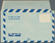 08959B Israel: 1951, AEROGRAMMES: Blue And White Air Letter Sheet (design As ALS 5-7) Overinked Photogravur - Sonstige & Ohne Zuordnung