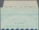 08959B Israel: 1951, AEROGRAMMES: Blue And White Air Letter Sheet (design As ALS 5-7) Overinked Photogravur - Sonstige & Ohne Zuordnung