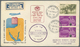 Delcampe - 08961 Israel: 1956/67, Four Covers During Wars: Three Registered Special Flight Covers On 15th Nov. 1957 L - Sonstige & Ohne Zuordnung