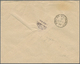 08973 Japan: 1883/88,  Merian Correspondence: Two Covers To Basel/Switzerland, UPU-Koban 5 S. Pair Tied 4- - Autres & Non Classés