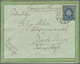 08989 Japan: 1907, Kiku 10s. Blue Single Franking On Small Cover From KOBE Endorsed 'Europa Via Siberia' A - Sonstige & Ohne Zuordnung