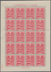 08998 Japan: 1936, New Year Miniature S/s, Six Stamps Show Few Black Paper Fibres, Otherwise MNH, Central - Sonstige & Ohne Zuordnung