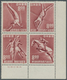 09003E Japan: 1950 Athletic Week, A Bottom Left Corner Margin Imprint Block-4, Mint Never Hinged MNH. - Sonstige & Ohne Zuordnung