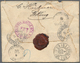 09011 Japanische Post In China: 1899, 20 S. Tied "PEKING 3.5.16 I.J.P.O." To Registered Cover Via "KOBE2 8 - 1943-45 Shanghai & Nankin