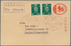 09015 Japanische Post In China: Dairen, 1925/40, Three Items: Registered Cover W. 13 S. Pair Tied "Dairen- - 1943-45 Shanghai & Nankin