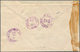 Delcampe - 09015 Japanische Post In China: Dairen, 1925/40, Three Items: Registered Cover W. 13 S. Pair Tied "Dairen- - 1943-45 Shanghai & Nankin