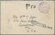 09018 Japanische Post In Korea: 1907/20, Seoul Foreign Mail Types, All To USA: 1907 Comb Type "SEOUL COREA - Franchise Militaire