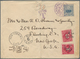 09021 Japanische Post In Korea: 1914, 10 S. Tazawa Tied Large "KEIJO 16 11 20 CHOSEN" To Cover To USA, Mar - Militärpostmarken