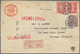 09023 Japanische Post In Korea: 1924/38, Seoul Foreign Mail Types On Three Covers: "KEIJO CHOSEN" 1924 In - Militärpostmarken