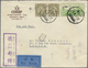 09035 Japanische Besetzung  WK II - China - Zentralchina / Central China: 1943, 20 S./$1 On Two Inland Air - 1943-45 Shanghai & Nanjing