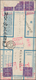 09069 Lagerpost Tsingtau: Osaka, 1915, Money Letter Envelope Insured For Y3.10 To Shanghai/China W. Red Bo - Chine (bureaux)