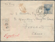 09078 Japan - Besonderheiten: 1914, Used In Taiwan, Tazawa 3 S. On Cover Resp. 10 S. On Registered Cover, - Autres & Non Classés