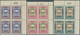 Delcampe - 09085 Jemen: 1940, Definitives "Ornaments", ½b. To 1i., Complete Set Of 13 Values As Plate Blocks From The - Jemen