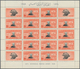 Delcampe - 09097 Jemen: 1950, 75th Anniversary Of The Universal Postal Union (UPU) Six Different Values (4b., 6b. And - Jemen