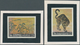 09148 Jemen - Königreich: 1967, Asian Paintings Seven Different Imperforate PROOFS Affixed To Black And Wh - Yémen