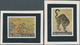 09148 Jemen - Königreich: 1967, Asian Paintings Seven Different Imperforate PROOFS Affixed To Black And Wh - Jemen