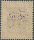 09168 Jordanien: 1923, 5/10 P. On 5 P. Violet With Normal Violet And Inverted Black Overprint, Mint Hinged - Jordanie