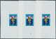 09188 Jordanien: 1981, Telecommunication ITU Complete Set In Three Separate Imperforate PROOFS In Sheet Fo - Jordanien