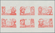 09204 Katar / Qatar: 1971, Famous Persons Of Islam, 1d. To 2r., Complete Set Of Six Value, Imperforate Pro - Qatar