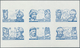 Delcampe - 09207 Katar / Qatar: 1971, Famous Men Of Islam Six Values In Four Imperf Color Proof Sheetlets, Different - Qatar