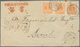 09220 Korea: 1900, Ewha 3 Ch. (3 Inc. Pair) Tied "CHEMULPO 22 AOUT 01" To Registered Cover To Seoul, Corre - Korea (...-1945)