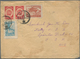 Delcampe - 09232 Korea-Nord: 1955/61, Four Airmail Covers (inc. Two Registered) Used To Czechoslovakia. - Korea (Nord-)