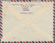 09242A Kuwait: 1950, 3 A On 3 D Purple, Horizontal Pair On Airmail Cover From KUWAIT, 20 MY 50, To Gentofte - Kuwait