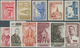 09335 Laos: 1959/62, Eleven Imperforated Colour Proofs: 1959 Budh. Temples 0,50 K To 12,50 K, 1961 Death O - Laos