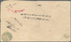 09338 Libanon: 1858, Prefilatelic Envelope Tied By Blue "AN CANIB-I POSTA-I BEYRUT", Weight 3 Dirhem, 2 Pi - Libanon