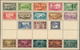 09351 Libanon: 1925, Definitives "Views Of Lebanon" Incl. Postage Dues, Approval Pane Of 25 Empty Fields O - Libanon