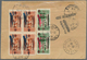 09385 Libanon: 1930. Error On Airmail Stamp Yvert 12A And Another Ten Stamp On Registered Airmail Cover (f - Liban