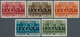 09392 Libanon: 1936, Franco-Lebanese Treaty, Not Issued, Complete Set Of Five Values, Unmounted Mint. 2.06 - Libanon