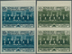 09398 Libanon: 1936, Franco-Lebanese Treaty, Not Issued, Complete Set Of Five Values As IMPERFORATE Top Ma - Libanon