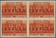 Delcampe - 09399 Libanon: 1936, Franco-Lebanese Treaty, Not Issued, Complete Set Of Five Values As IMPERFORATE Blocks - Libanon