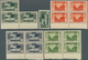 09409 Libanon: 1936, Tourism, 0.50pi. To 25pi., Complete Set Of Eight Values As Blocks Of Four (0.50pi. Bl - Libanon