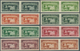 09416 Libanon: 1937, World Exhibition, Complete Set Of Eight Values As Imperforate Horiz. Pairs, Mint O.g. - Libanon