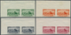 09419 Libanon: 1938, Medical Congress, Complete Set As IMPERFORATE Marginal Horiz. Pairs From The Upper Le - Libanon