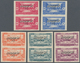 09461 Libanon: 1943, Medical Congress Complete Set In IMPERFORATE Vertical Pairs, Mint Never Hinged With S - Liban