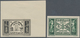 09535 Libanon - Portomarken: 1931/1940, 0.50pi. To 15pi., Complete Set Of Eight Values IMPERFORATE, Except - Libanon