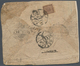 09572 Nepal: 1911 Ff., Native Cover From Kadarban Franked On Back By 2a. Brown-purple Tied By Clear Strike - Népal