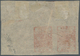 09573 Nepal: 1917, Bow And Khukris ½a Vermilion Tete-beche Pair, Unused (without Gum As Issued), With Full - Népal