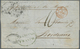 09579 Niederländisch-Indien: 1852, Folded Letter Cover From Samarang, Dated 23.12.1852, With Oval Handstam - Indes Néerlandaises