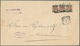 09585 Niederländisch-Indien: 1903, Business Letter Franked With 50 Cent. Wilhelmina In Strip Of Three, Lef - Indes Néerlandaises