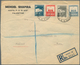 09610 Palästina: 1947 Registered Cover From Haifa To Vasa, FINLAND Franked By Pictorials 2m., 8m., 10m. An - Palästina
