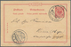 09623 Philippinen: 1898 "SALUD DE MANILA" Illustration On Back Of German Navy Ship Mail Postal Stationery - Philippinen