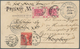 09624 Philippinen: 1899, US 2 C. Unovpt. Tied Oval Bars To Colour Ppc "Private Mailing Card" Showing On Re - Philippinen