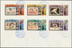 09665 Ras Al Khaima: 1972, TV Broadcasting Of Olympic Games, Perf. And Imperf. Issue, Complete Sets Of Sev - Ras Al-Khaimah